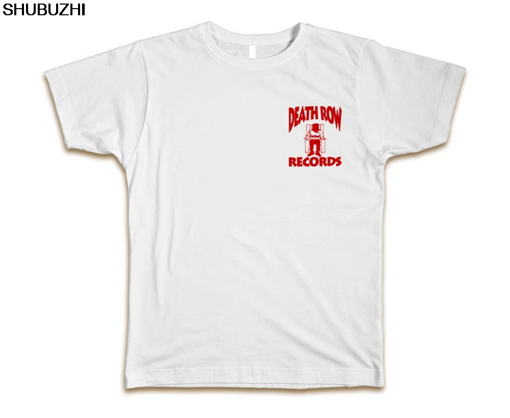 

DEATH ROW RECORDS CUSTOM T-SHIRT TEE NEW SZ S-3XL - WHITE w/ RED sbz4144