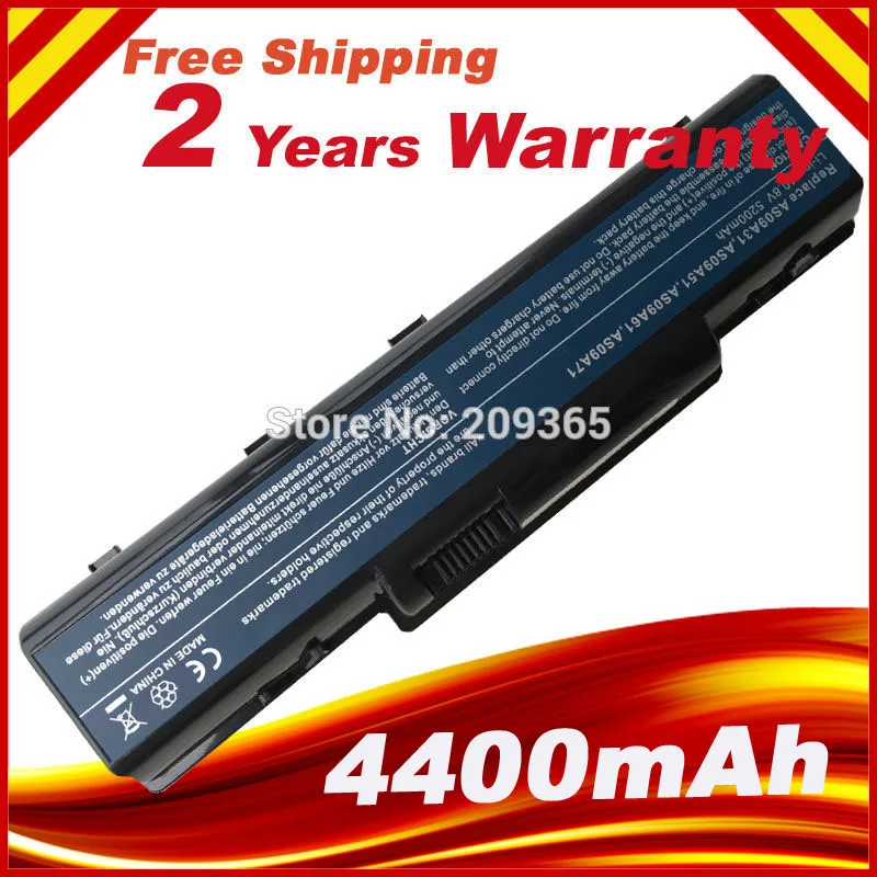 

5200mAh laptop battery for ACER 5532 5732 for Machines D525 D725 E525 E527 E625 E627 E630 E725 E727