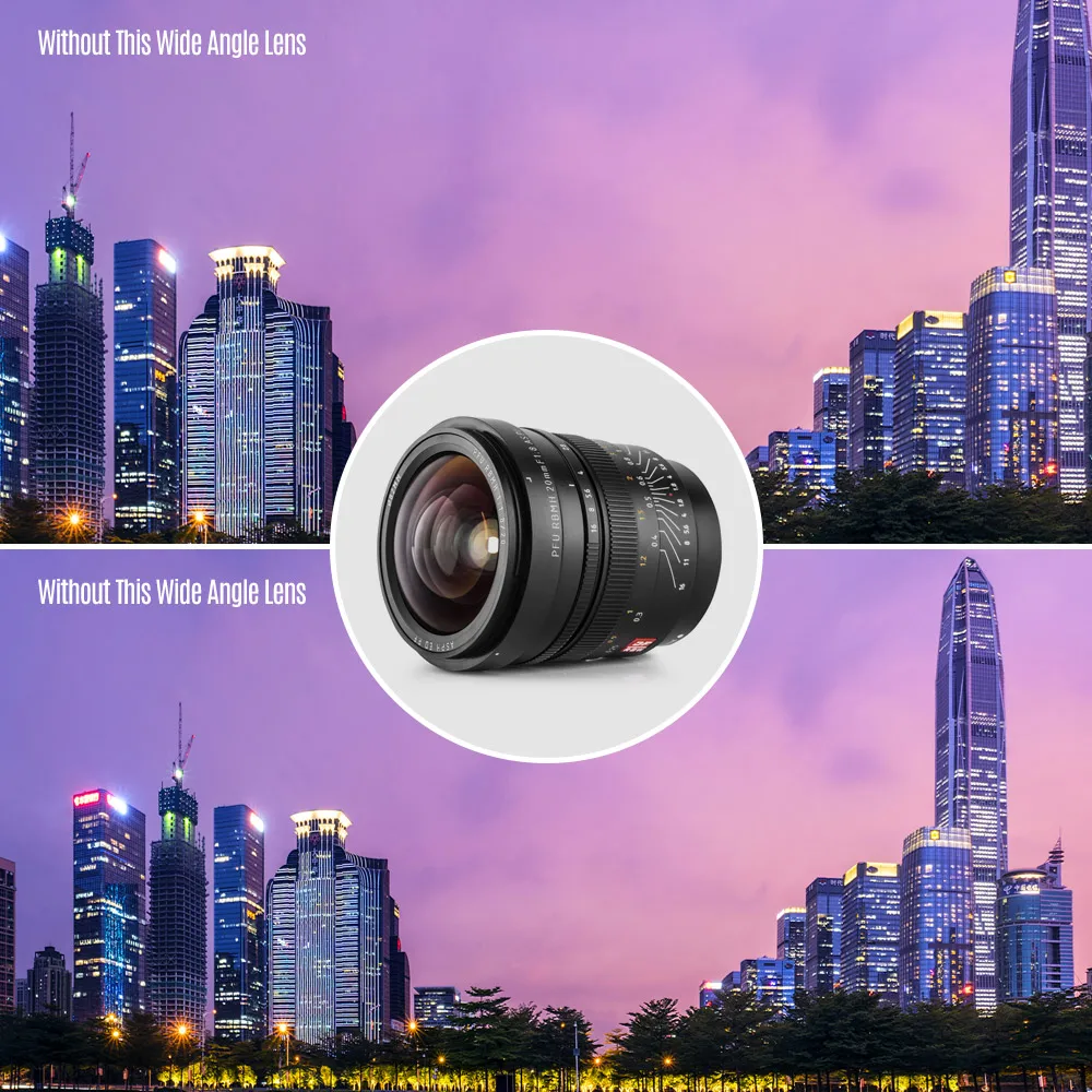 VILTROX 20 мм f/1 8 ASPH Полнокадровый широкоугольный фиксированный фокус для камеры Sony NEX