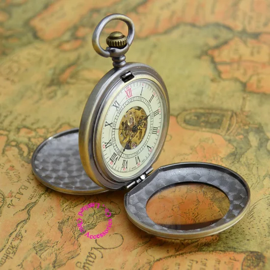 wholesale mechanical pocket watch men good quality old retro antique