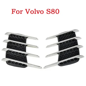 

New New Car Shark Gills Outlet Stickers Simulation Vent Side Air intake Outlet Decorative Car Styling Modification For Volvo S80