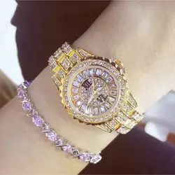 2018 Топ бренд розовое золото женские часы с браслетом женское из нержавеющей стали часы Девушки Дамы Кварцевые спортивные часы наручные