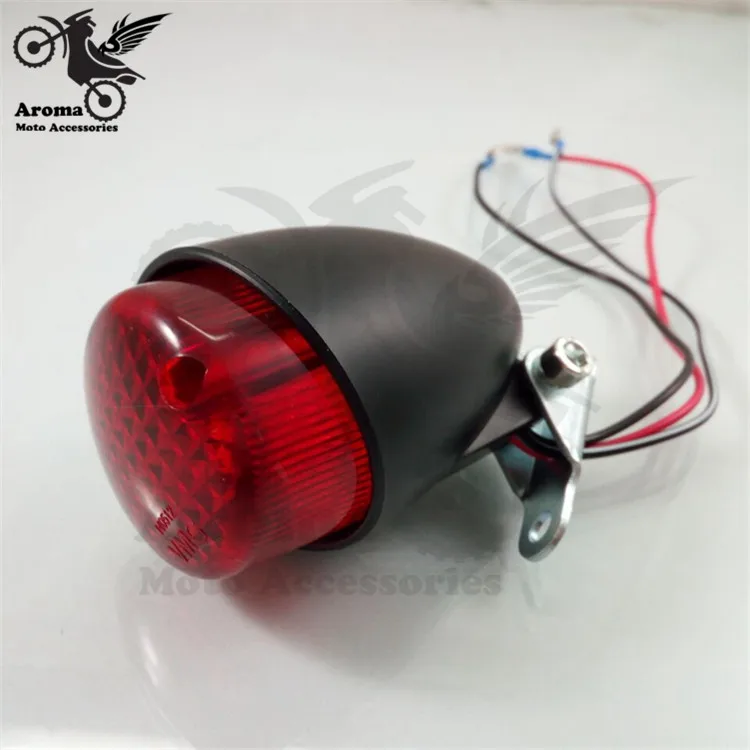Red Lens Universal Motorbike Rear Indicator Blinker For Harley