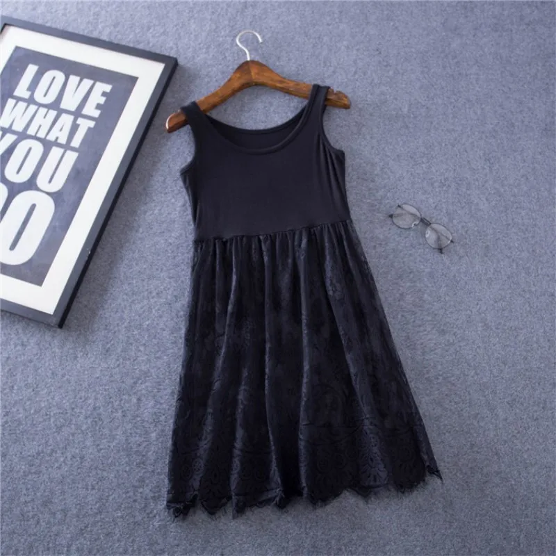 

The spring and autumn ride Camisole skirt in the long slim lace base size vest