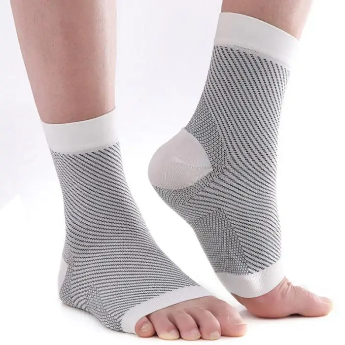 High 1 Pair Foot Compressions Socks Sleeves Ankle Arch Support for Men Women DOG88
