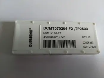 

10 PCS CARBIDE INSERT DCMT070204 F2 TP2500