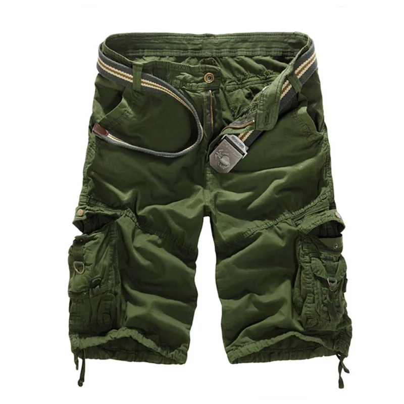 Summer Shorts Mens 2016 Camouflage Fashion Arm Military Casual Male Capris Multi Pocket Brand Shorts Homme