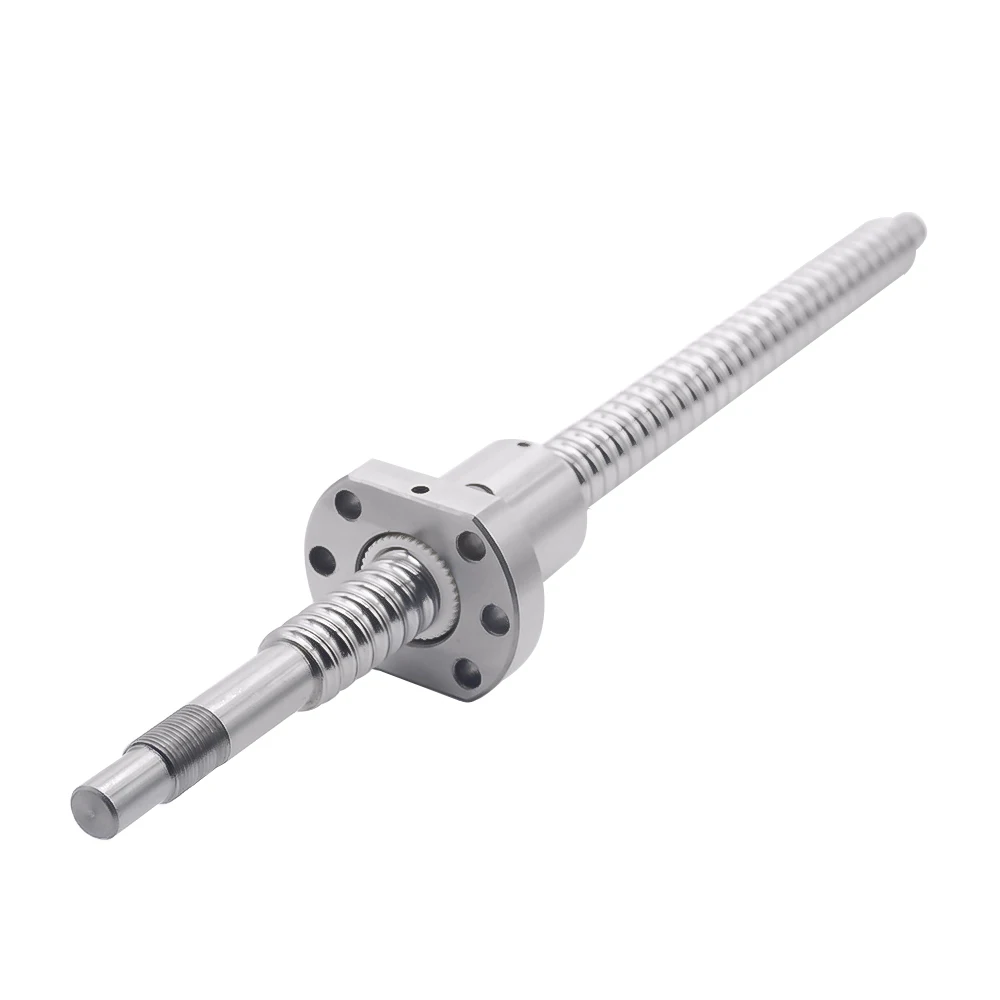 SFU1605 set: SFU1605 tornillo de bola laminado C7 con end mecanizada + 1605 tuerca de la bola + tuerca + BK/BF12 final soporte + acoplador RM1605 - 2
