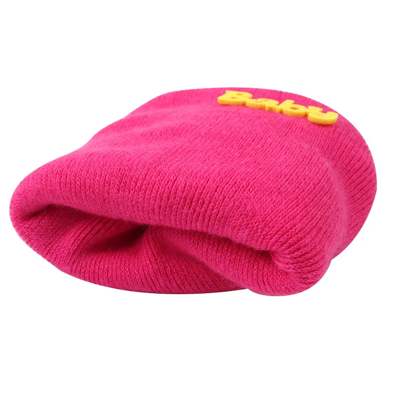 Knitted Newborn Baby Hat Cute Bear Infant Beanie Hat For Newborn Girls Soft Warm Baby Tire Hat Autumn Winter Baby Girls Clothing (7)