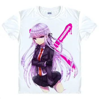

Danganronpa T-Shirt monokuma Shirt Fast Drying T-shirts anime costume summer style,Kawaii T-Shirts Girls lolita anime cosplay A