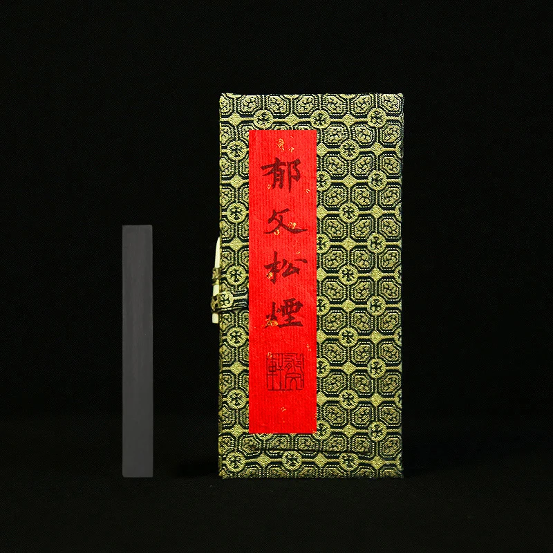 

Calligraphy Ink Tinta China Ink Stick Tinta China Para Dibujo Pine Soot Chinese Calligraphy Ink Stick Block Exquisite Gift Box