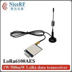 2 шт./лот lora6100 500 МВт 5-8 км Long Range 915 мГц TTL Интерфейс Высокая чувствительность-139 дБм UART Беспроводной модуль