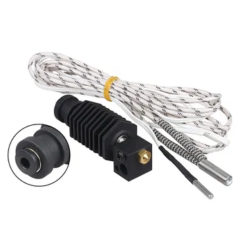 

Funssor new V6 Hexagon hotend for Reprap Prusa 3D printer extrusion head parts 12/24V Heater Cartridge 1.75mm thermocouple