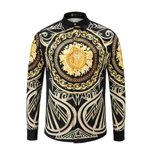 XIMIWUA Новое поступление 3d рубашки мужские повседневные облегающие модные стильные рубашки с отложным воротником и длинным рукавом мужские рубашки Camisa Masculina