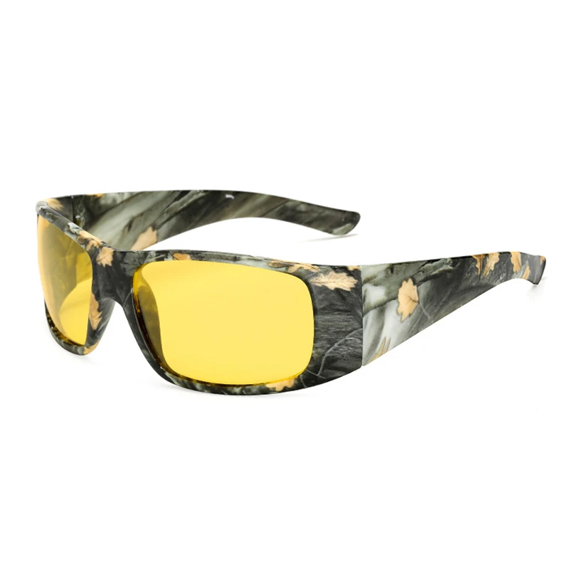 VEGA Eyewear, Лучшие Спортивные камуфляжные очки для мужчин и женщин, спортивные солнцезащитные очки, поляризационные, байкерские, камуфляжные солнцезащитные очки для водителя полиции 208 - Цвет линз: CM YL