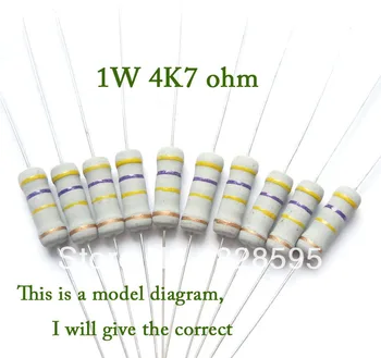 

DHE46V234GH 1w 4.7k 4k7 4700 0.1 0R1 ohm 100% Original New Fixed Resistors Metal Oxide Film Resistors Resistance +/- 5% (200pcs)