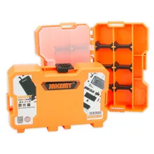 JAKEMY Components Storage Box Durable Tool Storage Box Mini Utility Component Container Instrument Box Case for SMD Screwdriver