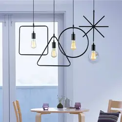 Геометрическая лампа скандинавские подвесные светильники современная творческая личность Ресторан одной головы Костюмы магазин