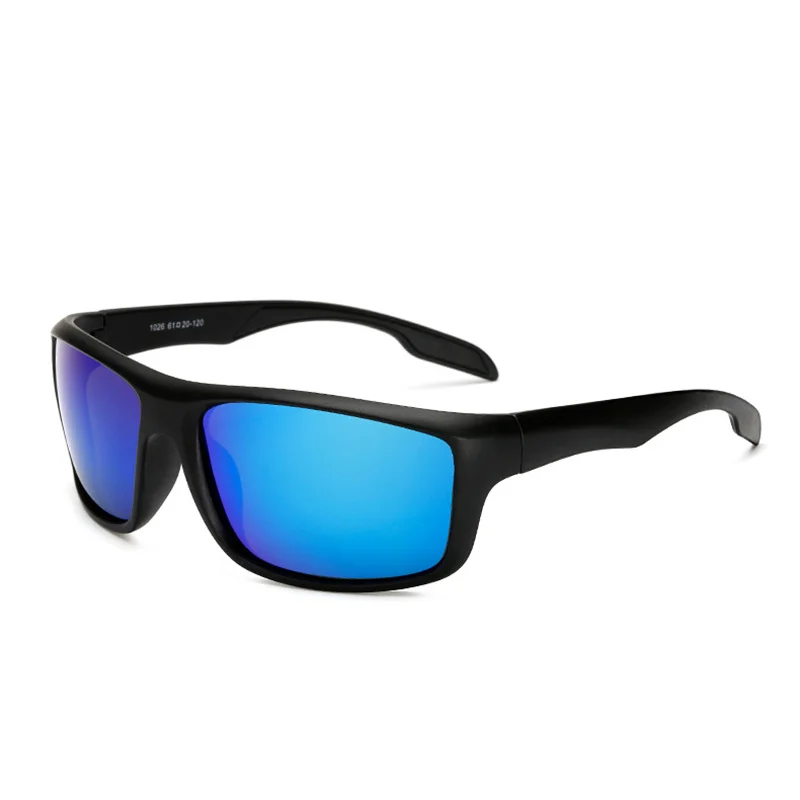 Yooske негабаритных Прямоугольная оправа солнцезащитные очки для женщин и мужчин фирменный дизайн солнцезащитные очки ретро большая оправа очки винтажные очки - Цвет линз: Синий