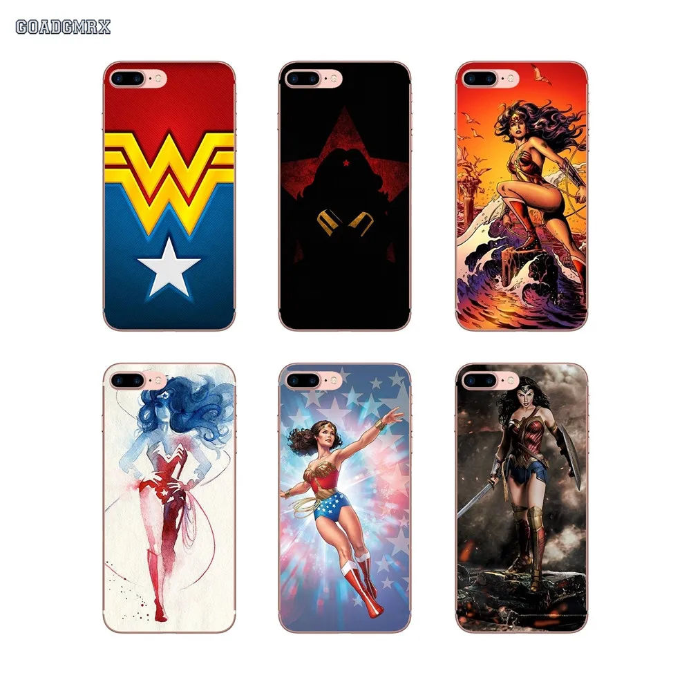 Чехол для Samsung Galaxy A10 A30 A40 A50 A60 A70 A6 A8 A9 plus 2018 A6S A9S Lite Star Wonder Women Comics | Мобильные