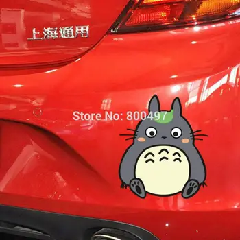 

10 x Car-Styling Funny Cartoon Lovely Cat Totoro Car Stickers Motorcycle Decals for Toyota Focus 2 Chevrolet VW Opel Tesla Lada