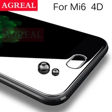 AGREAL 4D Full Cover Tempered Glass for Xiaomi Mi6 9H 0.26MM 3D Curved Edge Screen Protector Film For Xiaomi Mi 6 for Xiaomi 6