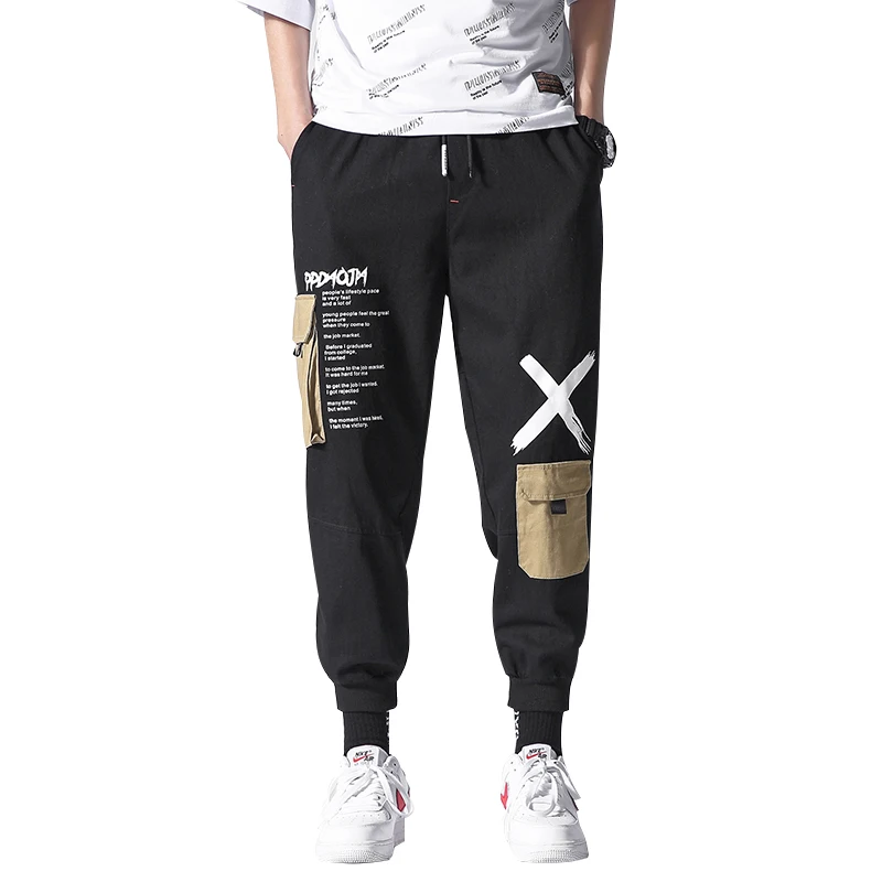 M-5XL 2019 Spring Track Pants Men Sweatpants Mens Joggers Pants Cargo Camo Tactical Harem Khaki Pants