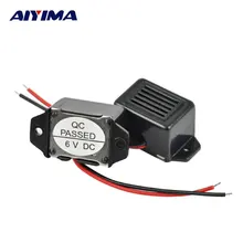 AIYIMA 10 шт. мини аудио портативный динамик s Колонка 1,2 в/3 в/6 в активный Отпугиватель Механический зуммер Вибрационный динамик 400 Гц с ухом