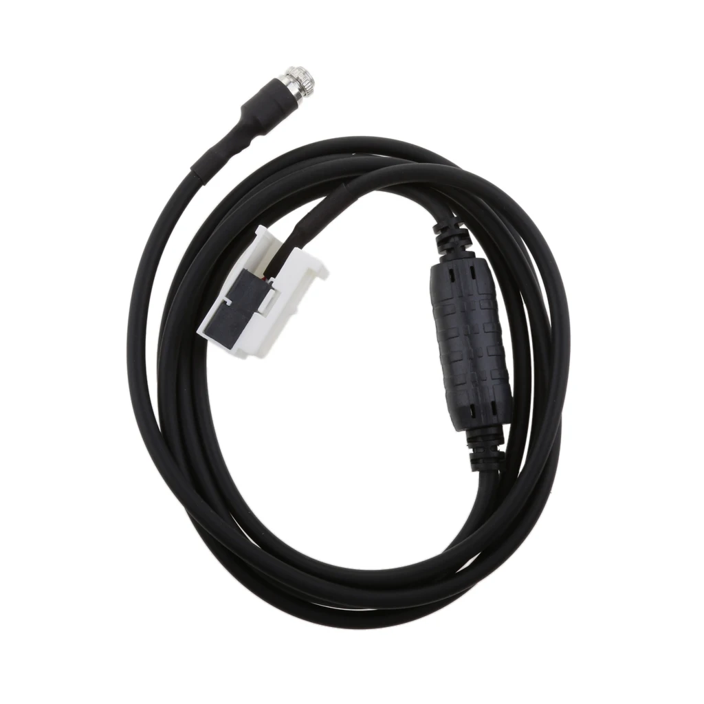3.5mm Female AUX Auxiliary Audio Input Adapter Cable for BMW E60 E63 E64 E65 3 5 6 Serie