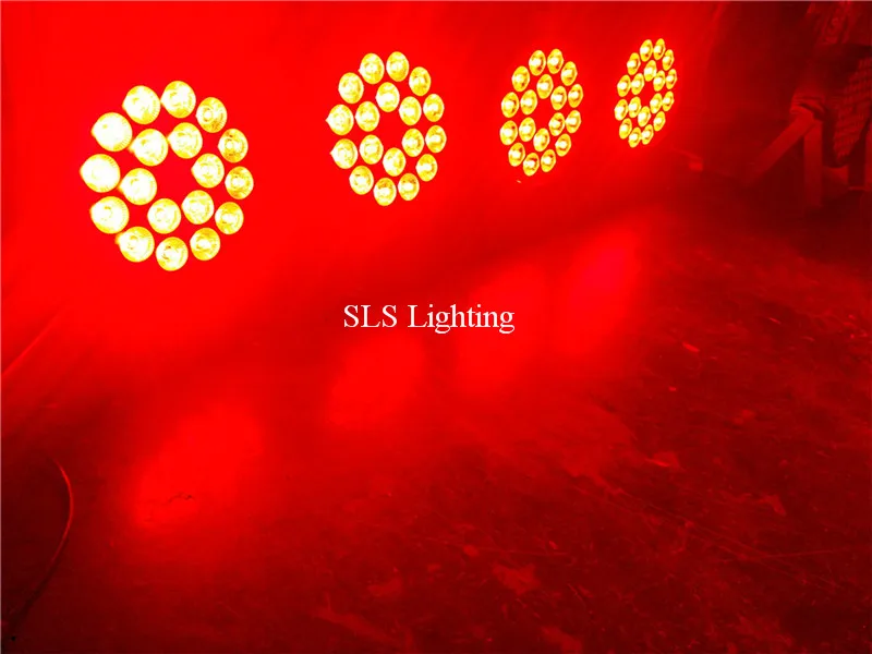 8 шт./лот и кейс светодиодный тонкий плоский стандартный 18*12 Вт RGBA 4-в-1 DMX сценический осветительный вечерние диско ди-джей RGBA LED дискотечное