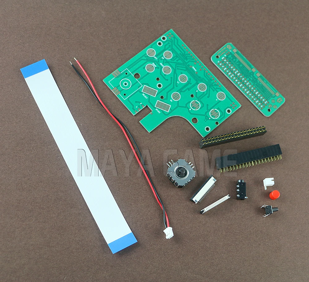 

New DIY 6 Buttons PCB Board Switch Wire Connector Kit For Raspberry Pi GBZ For Game Boy GB Zero GBO DMG-001