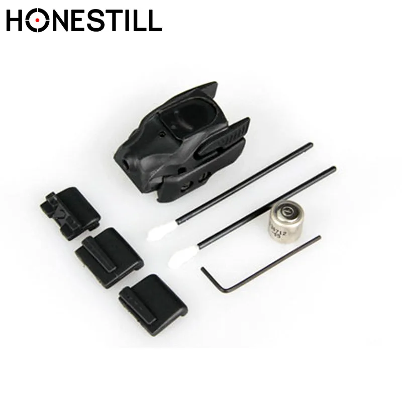 

Honestill Universal Laser Sight CM 201 Red Green Laser Sight Laser Pointer With 20mm Rail For Handgun Pistol 1911