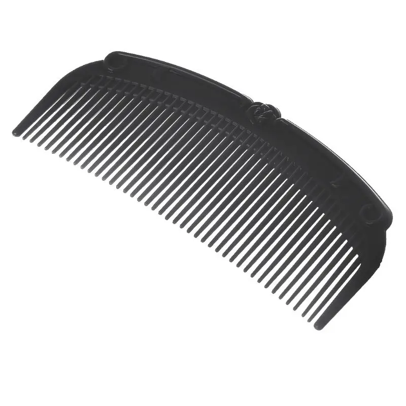 

Half Moon Shaped Anti-static Combing Healthy Hair Care Plastic Comb Plastic Women Hairbrush 8.8x3.5cm