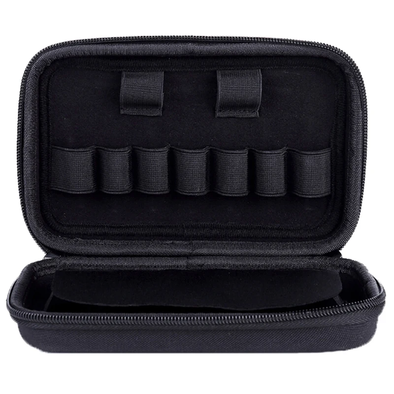 1PCS 5/10ML Bottles Essential Oil Glass Case Carry Holder Cosmetic Bags Empty Cases Makeup Bag Purple Black
