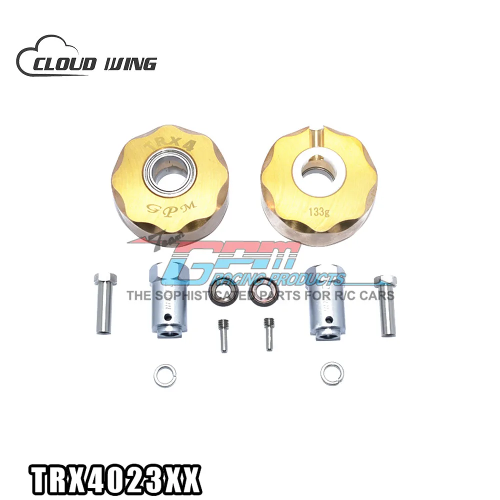 

TRAXXAS TRX-4 TRX4 82056-4 Pure copper pendulum wheels knuckle axle rotary type weight + 21mm hex adapter - set TRX4023XX