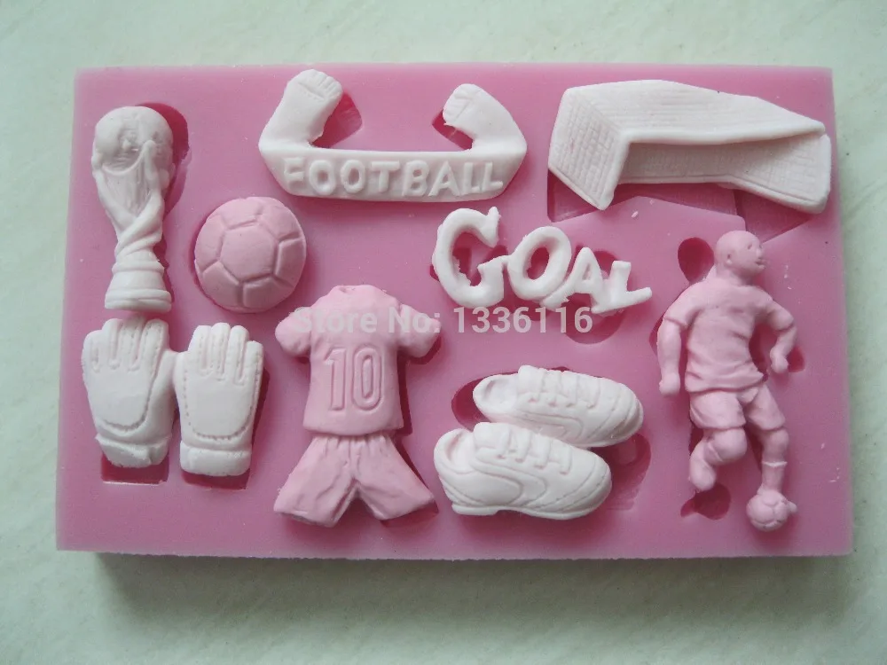 World Cup Football Silicone Mold ,for Soap, Candle Moulds, Sugar Craft
