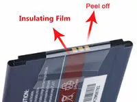 peel off the insulating film_