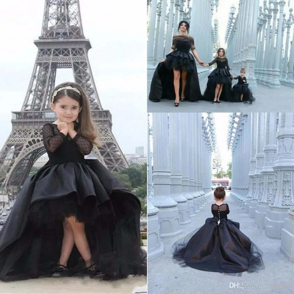Черное свадебное платье с короткими рукавами спереди, короткие сзади, длинные чёрные кружевные аппликации, Драпированное кружевное платье De Mariee Manche Longue