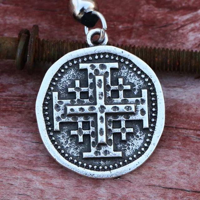 Fashion Mens Jerusalem Necklace Israel Style Christian Cross Pendant