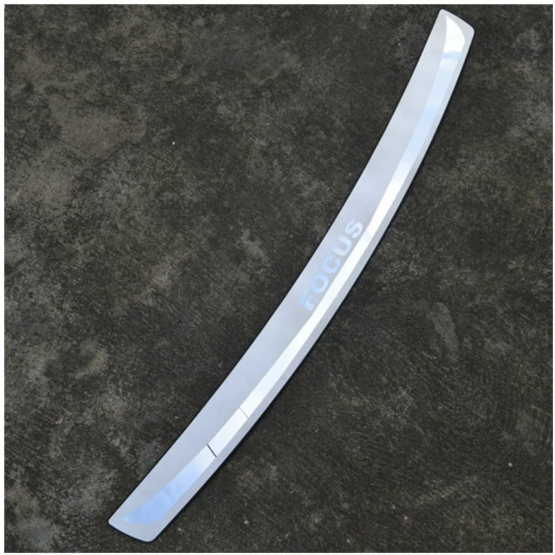 

Free shipping for 2005-2011 Ford Focus MK2 hatchback Stainless Steel back rear trunk Sill Scuff Plate Protection pedal