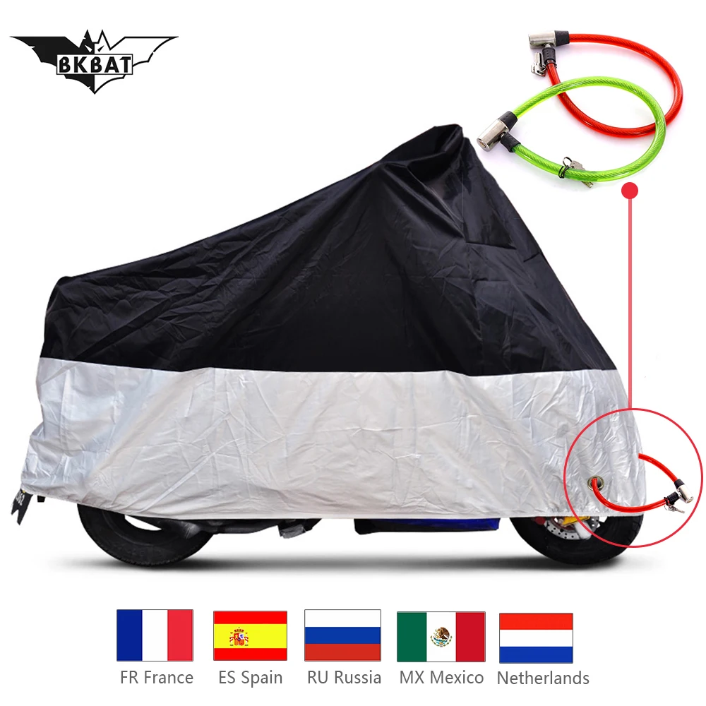 locking motorcycle cover