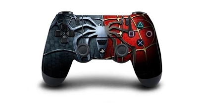 Человек-паук полное покрытие геймпад кожи наклейки для Playstation 4 Dualshock 4 Контроллеры виниловые накладки наклейки PS4 протектор - Цвет: QBTM0559