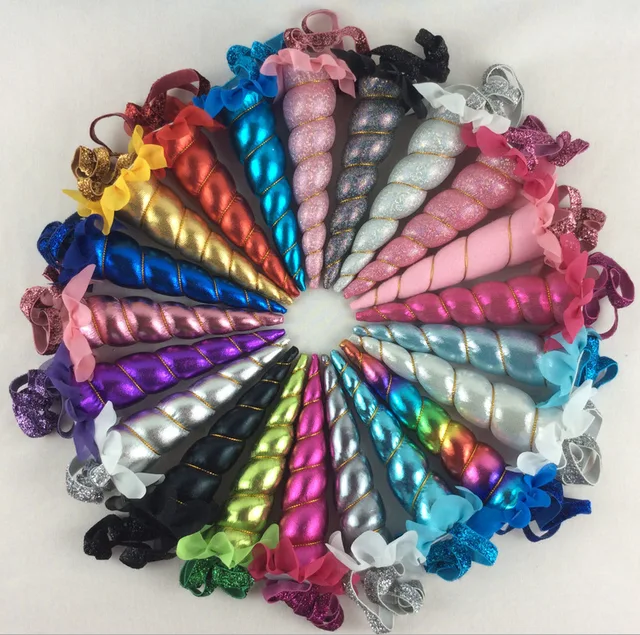 Horn Decorative Accessories Wholesale 100cm Unicorn Horn Headband Elastic Hairband Easter Bonus 46 Horn Decorative Accessories Wholesale 100cm Unicorn Horn Headband Elastic Hairband Easter Bonus 46