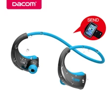 DACOM G06 Wireless Bluetooth Headphones Sports Neckband Earphone IPX5 Waterproof Stereo Headset Earbuds for iPhone 5 6 7 Samsung