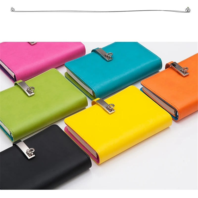 Cute Spiral Leather Notebook Stationery Fine Planner Notebooks Diary