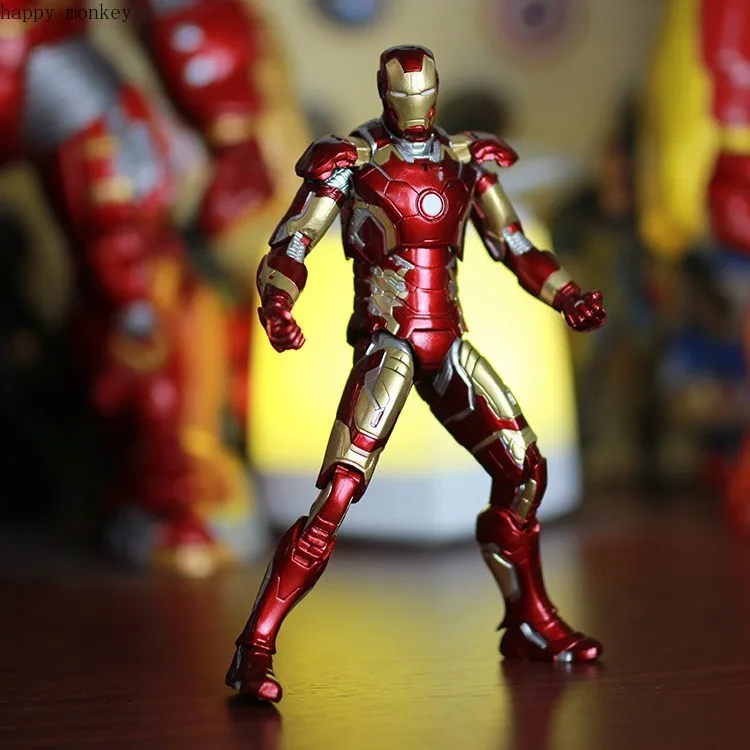 Marvel Infinity War супер герой Железный человек Фигурки Tonny MK42/MK43 кукла игрушка из ПВХ с