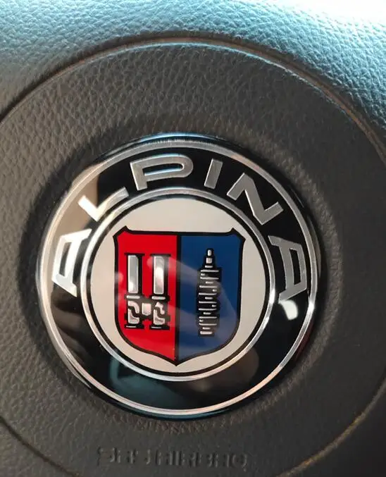 Alpina Logo Wheel Center Hub Cap Badge Emblem Sticker Decal Car Auto 56mm