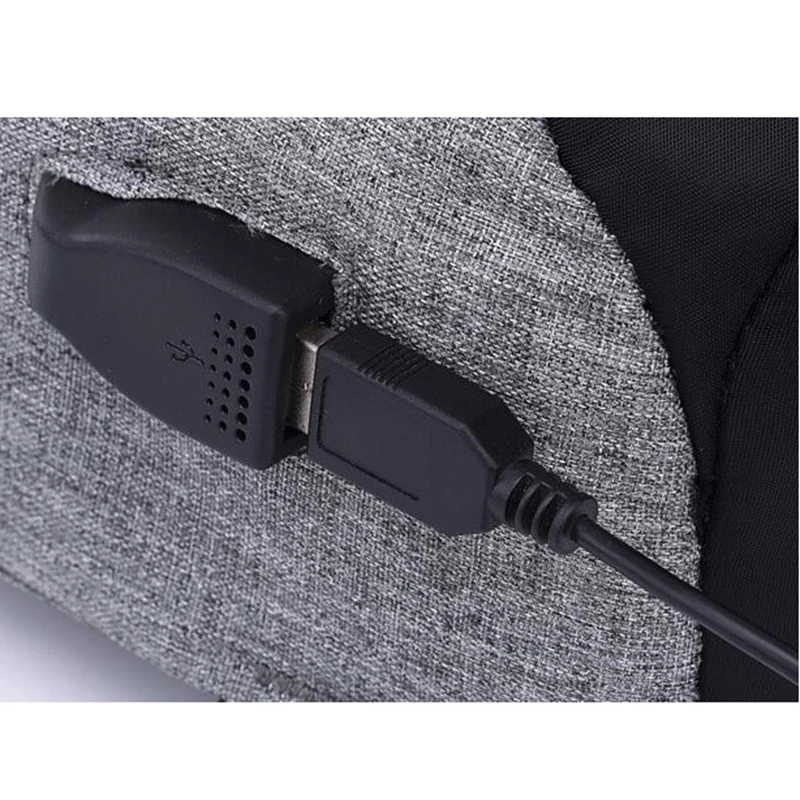 Нагрудные сумки с внешней USB зарядкой для мужчин мужская сумка Антивор