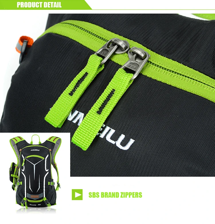 ANMEILU 18L водонепроницаемый велосипедный рюкзак, велосипедная спортивная сумка, походная альпинистская сумка с дождевиком, без сумки для воды