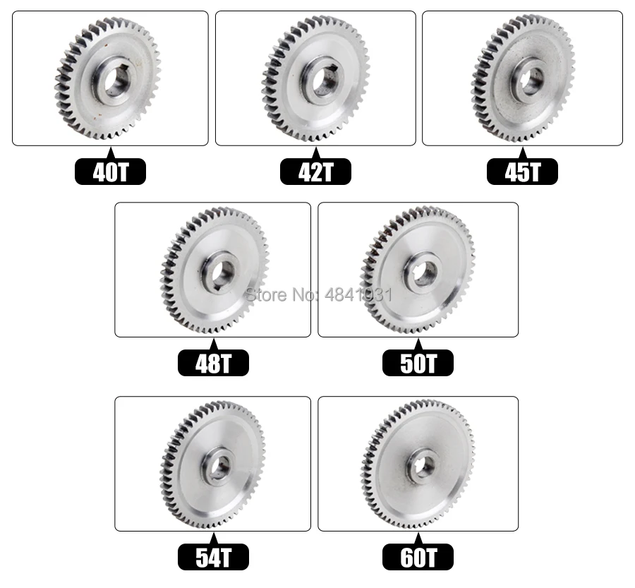 7 шт. метрические металлические шестерни Набор для SIEG C1 и M1 токарный станок